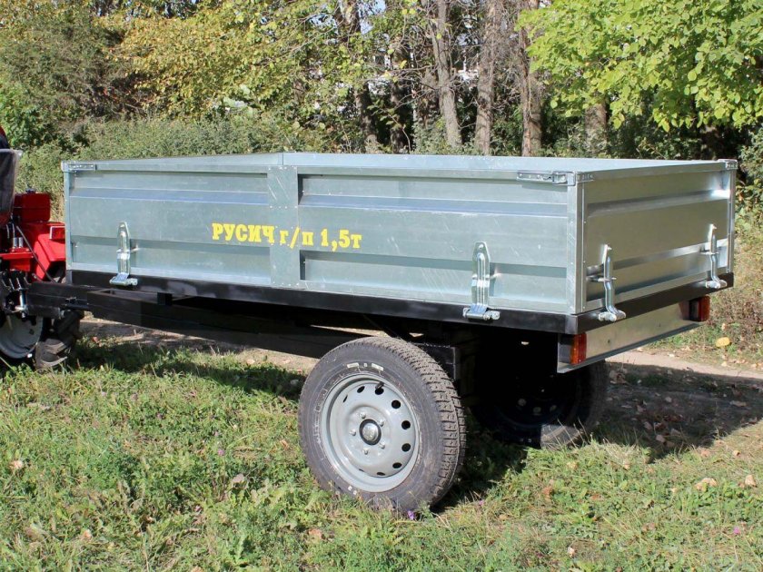 Прицеп для минитрактора
