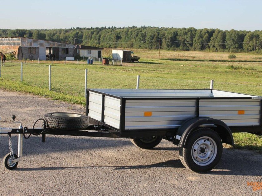 SNOWRUNNER бортовой прицеп