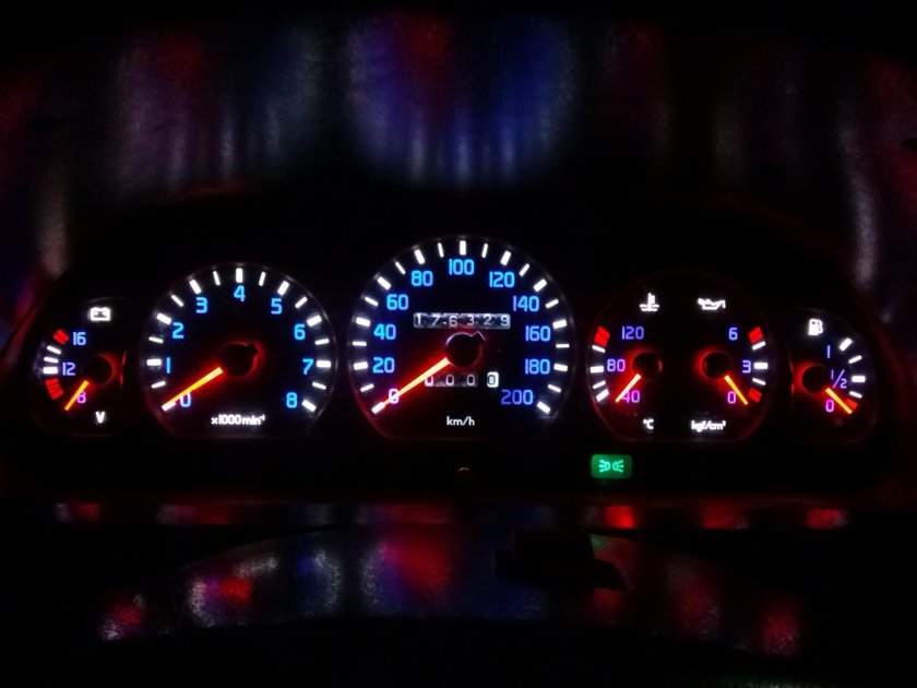 ГАЗ 3110 подсветка панели приборов