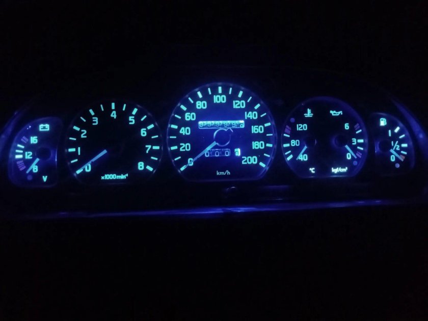Пересвет приборной панели ГАЗ 3110