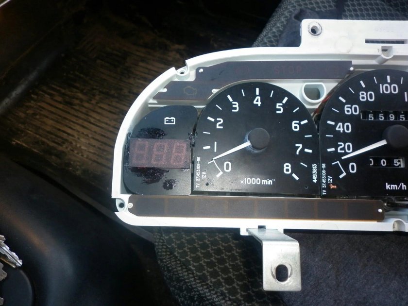 Пересвет приборной панели ГАЗ 3110