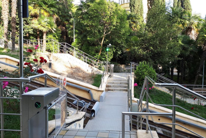 Санаторий Ворошилова Сочи фуникулер