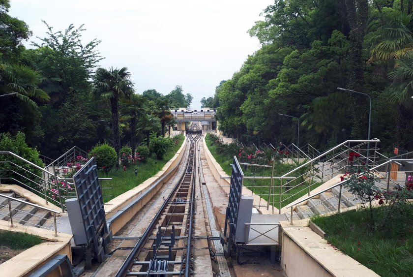 Санаторий им Орджоникидзе Сочи фуникулер