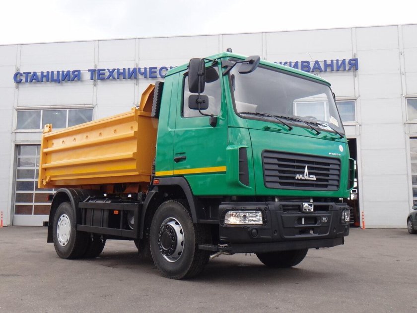 Новый МАЗ 5550 самосвал