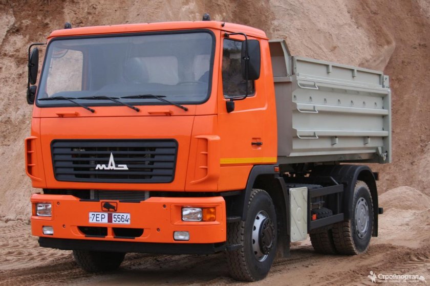 Новый МАЗ 5550 самосвал