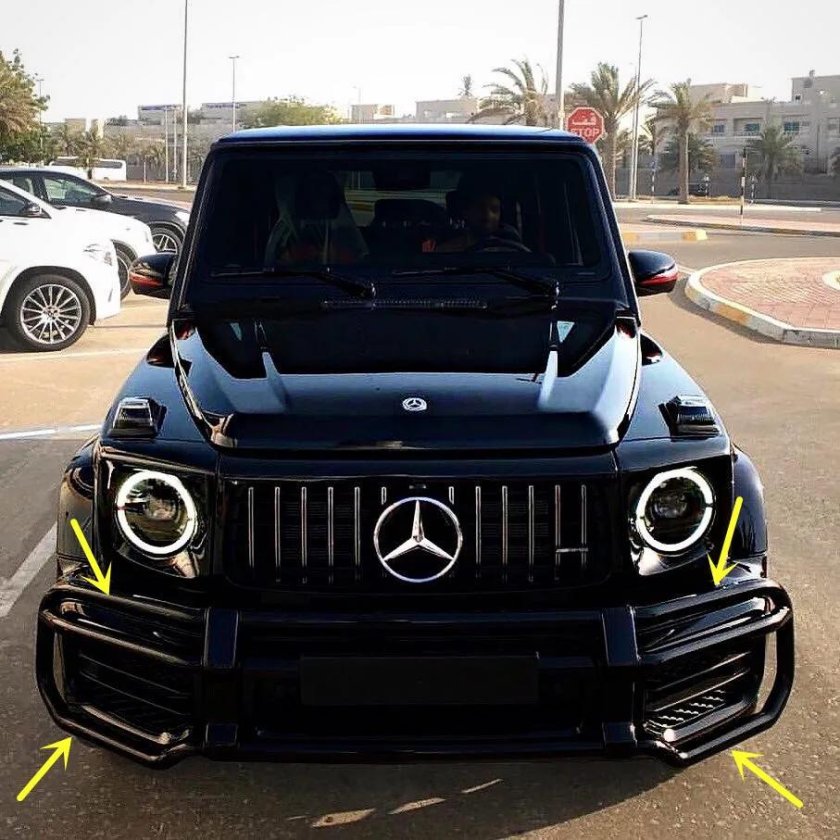 G63 AMG С кенгурятником