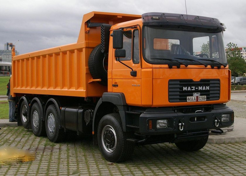 Самосвал МАЗ-man 750268, 8х4