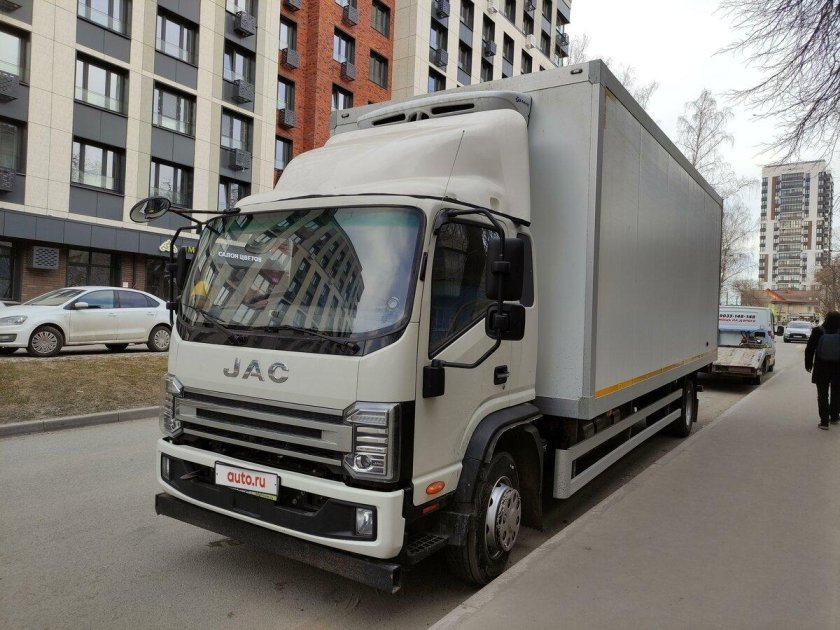 Jac n90 изотермический фургон