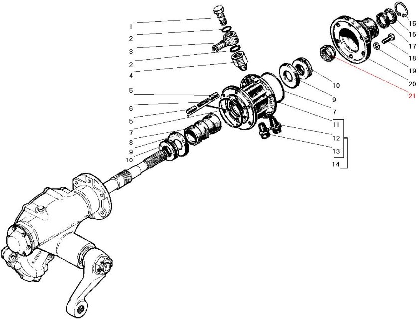 Рулевой механизм Урал 5557