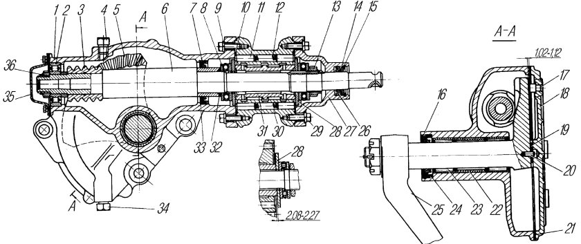 Рулевой редуктор Урал 4320