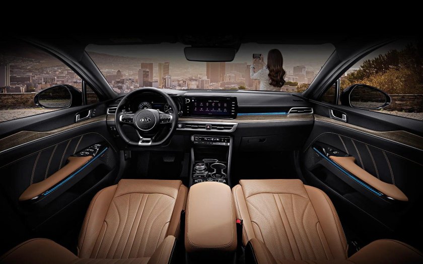 Kia k 5 салон