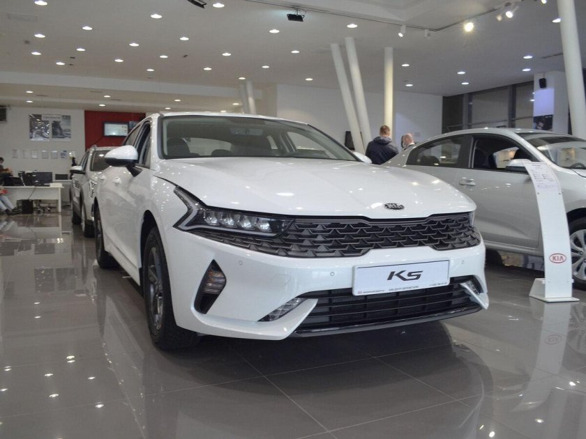 Kia k5 III (2019-2023) белый