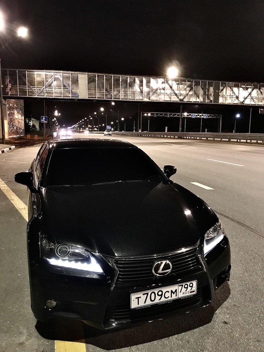 Лексус gs300 черный тонированный