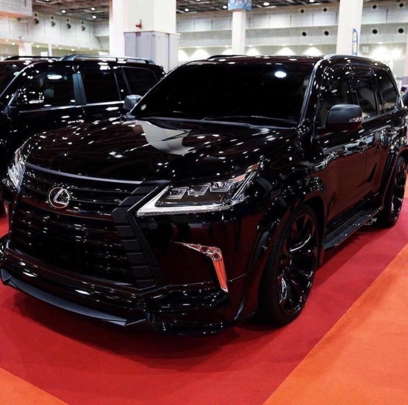 Лексус lx570 черный