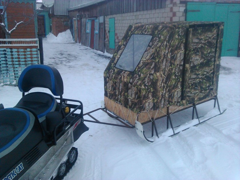 Сани ванёк для снегохода