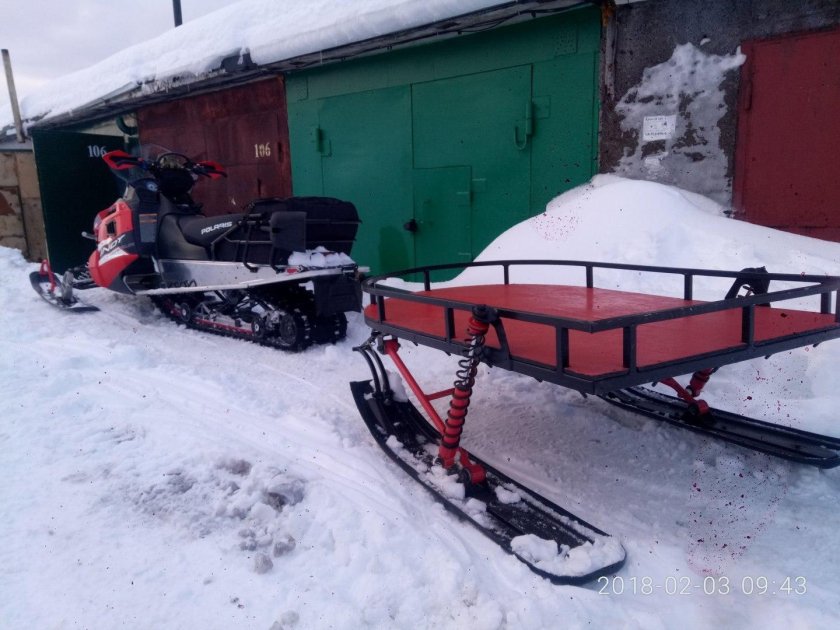 Сани ПГД-2500 для снегохода