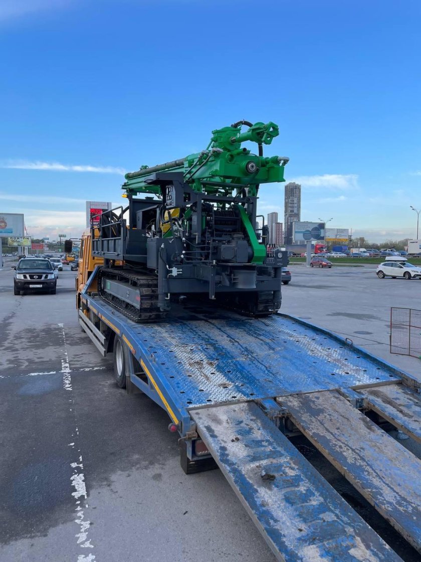 Телега на гусеницах