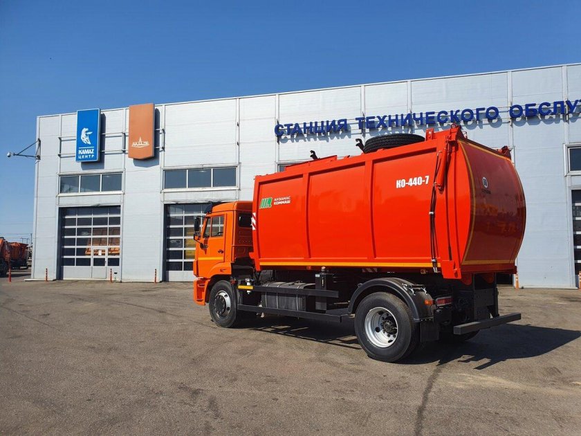 КАМАЗ мусоровоз ко 440 7