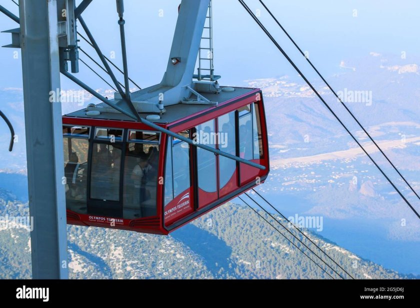 Канатная дорога olympos teleferik