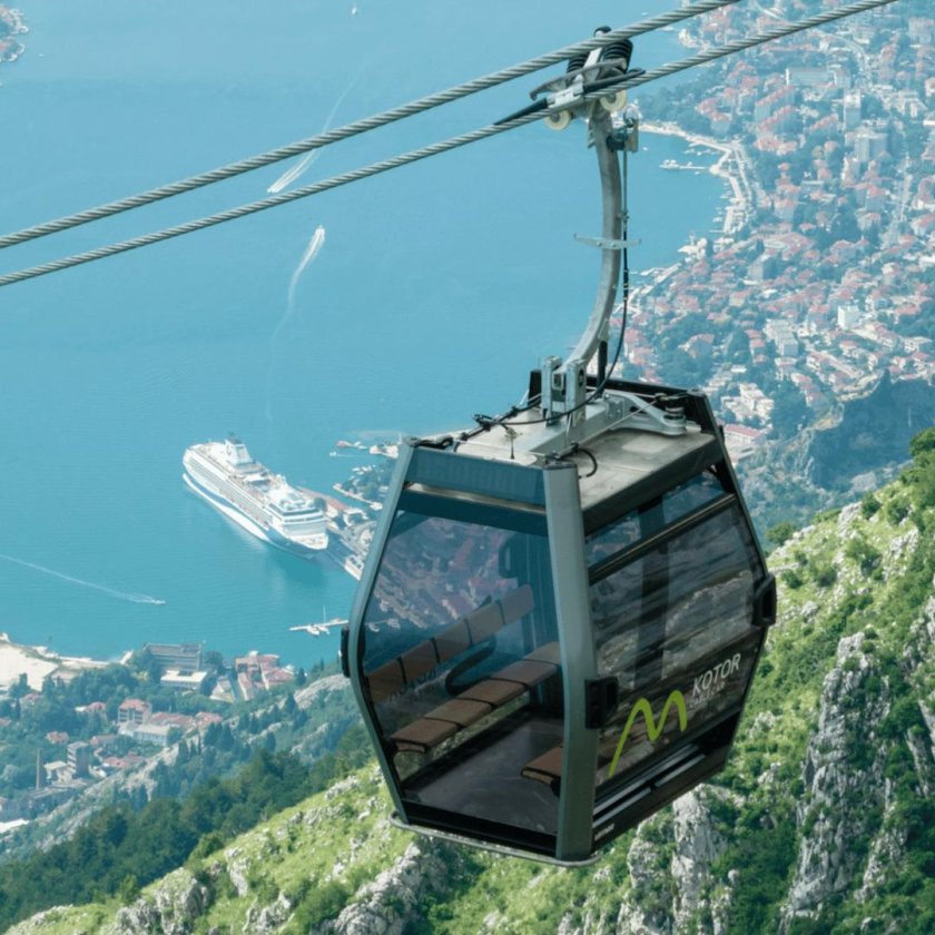 Котор ловчен канатная дорога