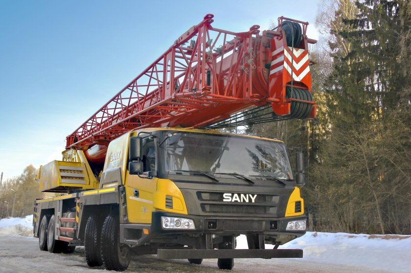 Автокран sany stc500