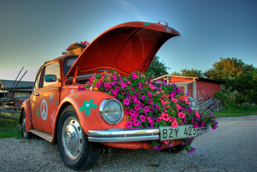 Фольксваген Жук хиппи