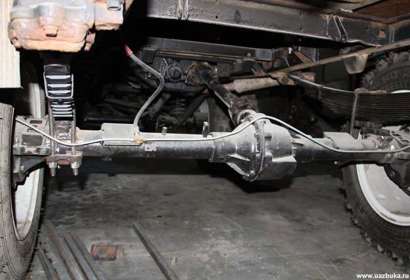 Военные мосты на УАЗ Буханка