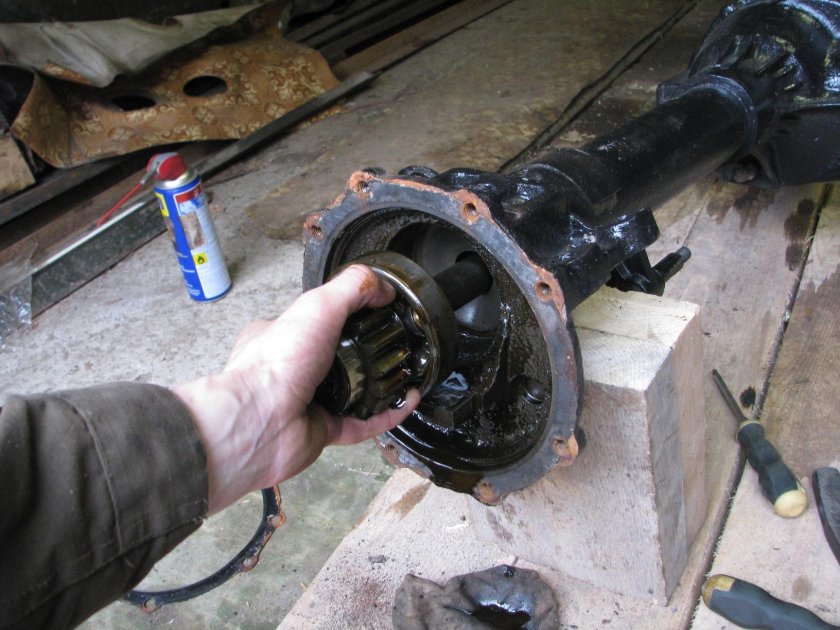 Задний мост УАЗ 469 военный мост