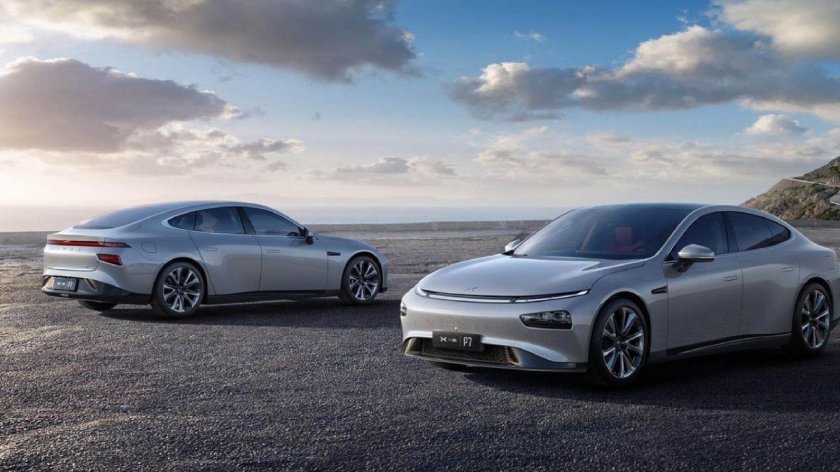 Китайский электромобиль xpeng p7