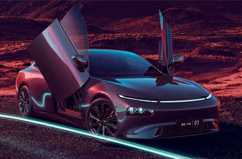 Xpeng p7 Wing Wallpaper