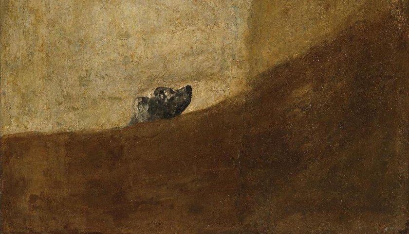 Гойя собака картина