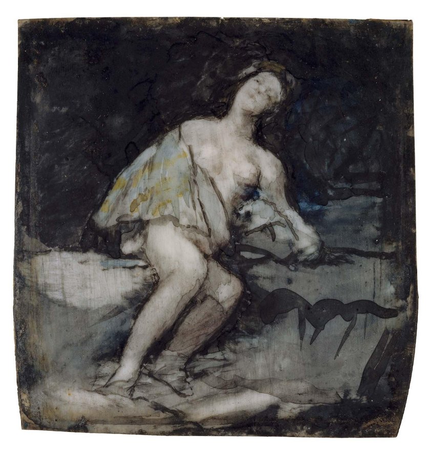 Гюстав Курбе купальщицы