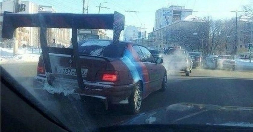 Смешные спойлеры на авто