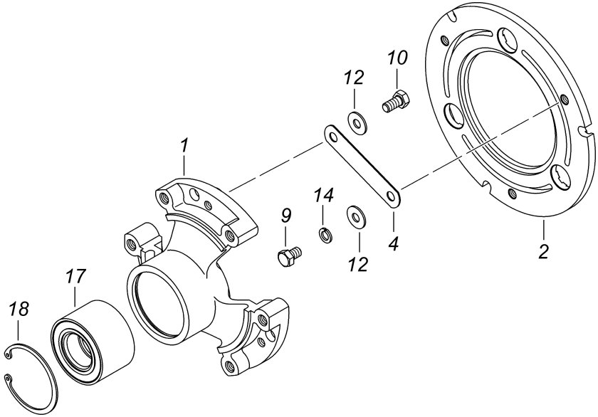 Ступица КАМАЗ 43114 задняя