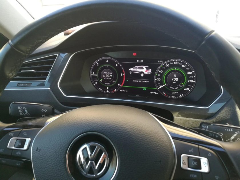 Приборная панель Volkswagen Tiguan 2