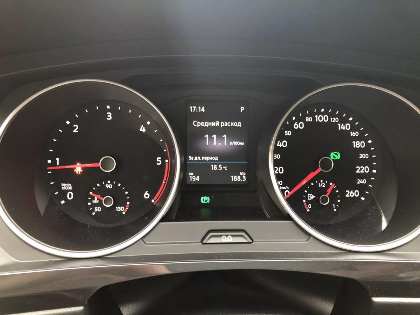 Приборная панель Tiguan 2