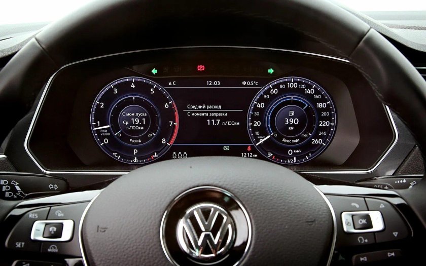 Фольксваген Тигуан 2017 приборная панель