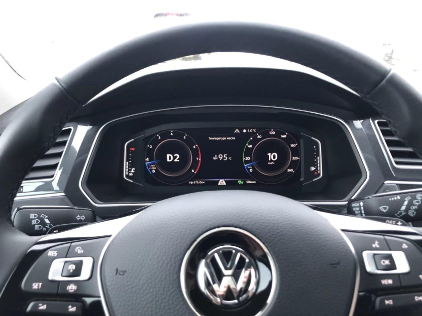 Tiguan 2020 приборная панель