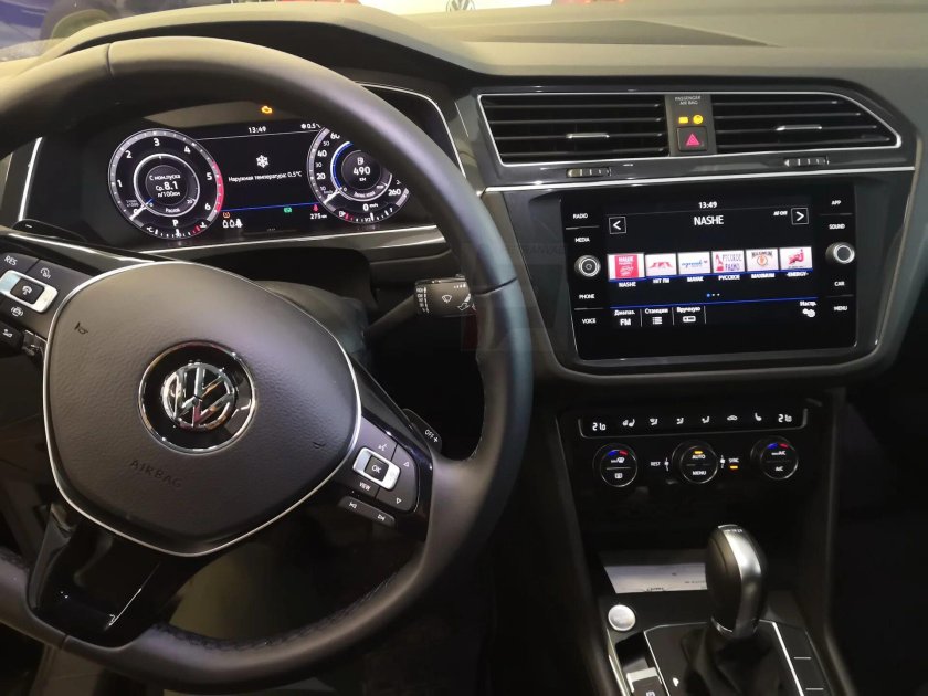 Тигуан 2 панель приборов