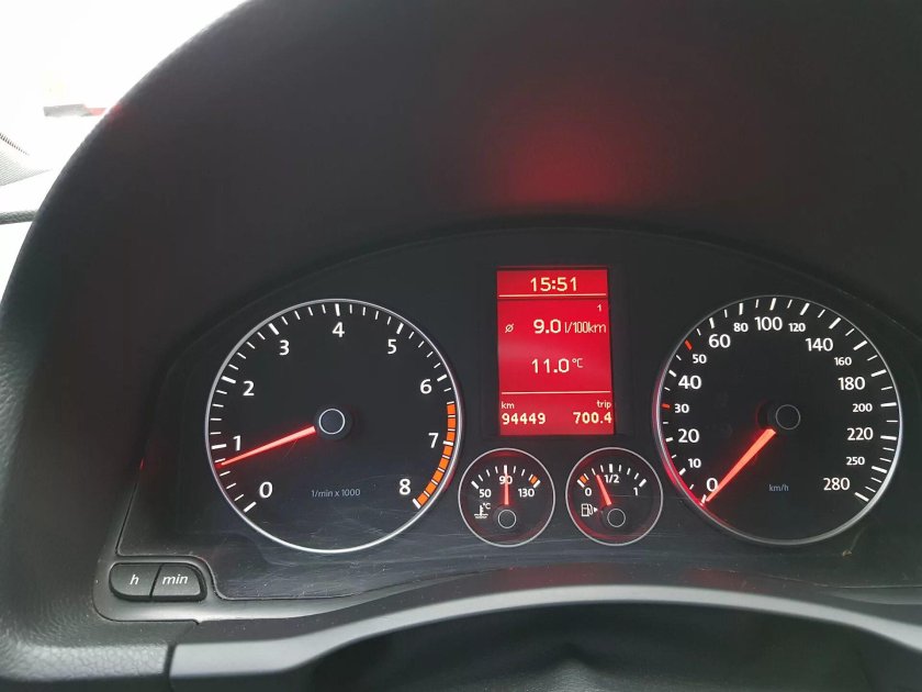 Приборная панель Volkswagen Tiguan 2009