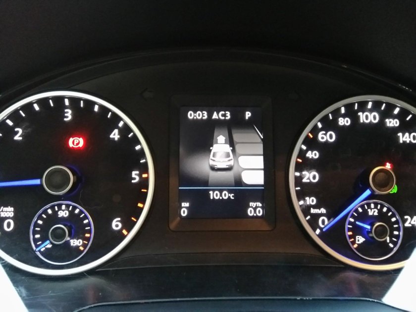 Приборная панель Тигуан 1