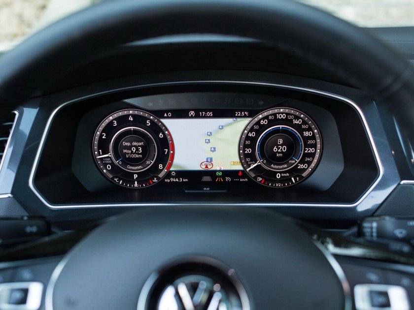 Цифровая приборная панель Тигуан 2021