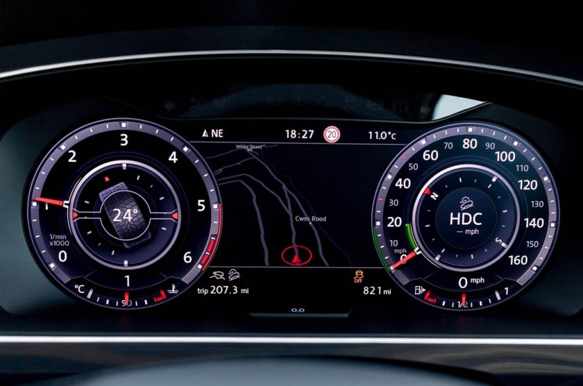 Фольксваген Тигуан 2017 приборная панель