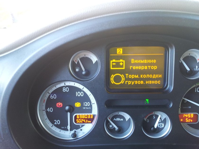 Бортовой компьютер Даф 105