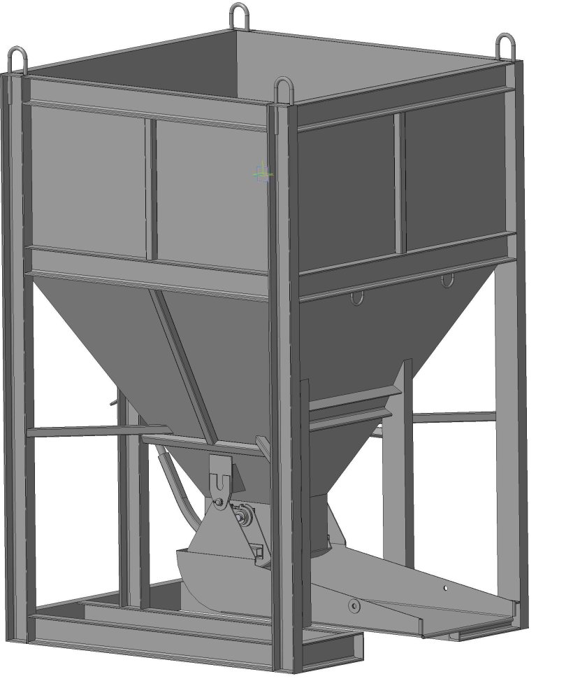 Бункер для бетонной смеси БН-0.5