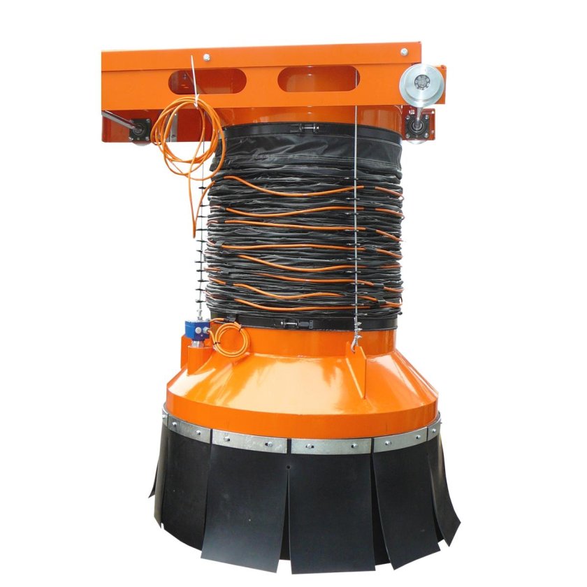 Телескопический загрузчик для полувагона