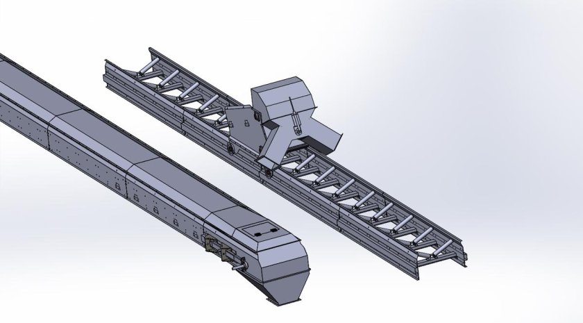 Транспортер скребковый tch 100
