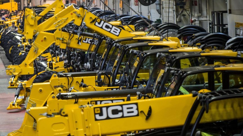 Спецтехники компании JCB