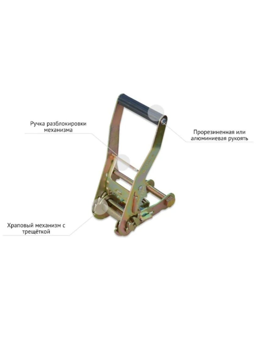 Храповый механизм для стяжных ремней