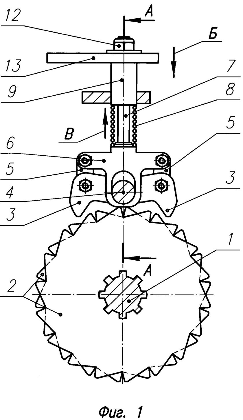 Храповой механизм чертеж